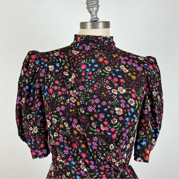 Saylor Vivienne Mini Dress in Black Multi - Picture 4 of 9